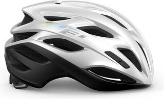 Fahrradhelm MET Estro MIPS White Holographic/Matt Glossy - 1