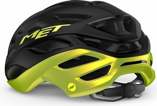 Каска за велосипед MET Estro MIPS Black Lime Yellow Metallic/Matt Glossy M (56-58 cm) Каска за велосипед - 3