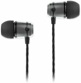 En la oreja los auriculares SoundMAGIC E50 Black-Gun - 2