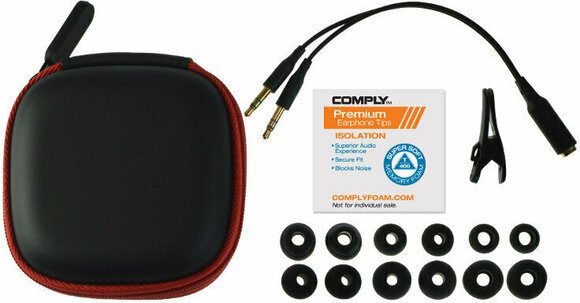 In-Ear Headphones SoundMAGIC E80S Black-Red - 3