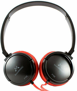On-ear Headphones SoundMAGIC P10S Black-Red - 2