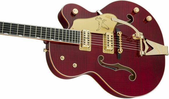 Guitare semi-acoustique Gretsch G6136TFM-DCHY Falcon Limited Edition, Dark Cherry Stain - 3