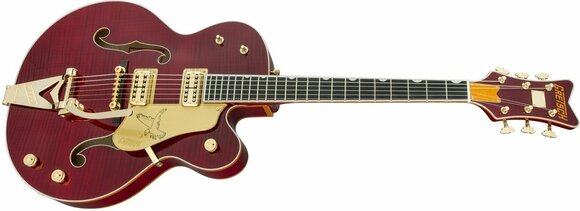 Halvakustisk gitarr Gretsch G6136TFM-DCHY Falcon Limited Edition, Dark Cherry Stain - 5