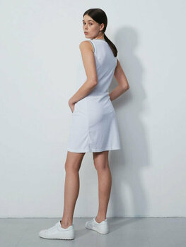 Gonne e vestiti Daily Sports Mare Sleeveless Dress White XS - 4