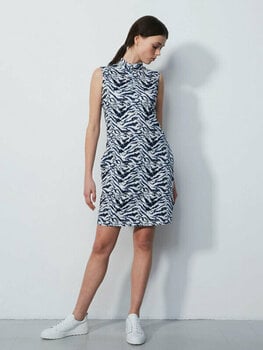 Skirt / Dress Daily Sports Lens Sleeveless Dress Dark Blue S - 3