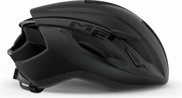 Cyklistická helma MET Strale Black/Matt Glossy S (52-56 cm) Cyklistická helma - 2