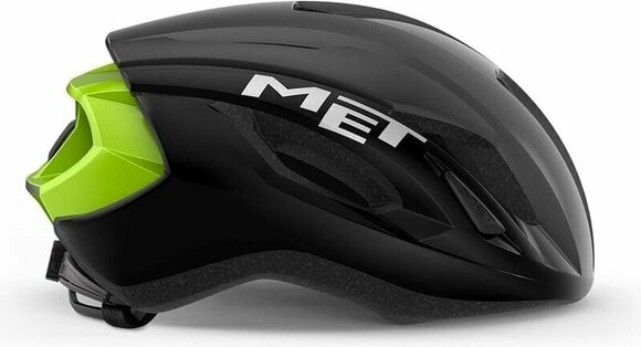 Bike Helmet MET Strale Black Fluo Yellow Reflective/Glossy S (52-56 cm) Bike Helmet - 2