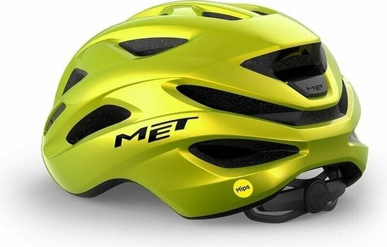 Bike Helmet MET Idolo MIPS Lime Yellow Metallic/Glossy UN (52-59 cm) Bike Helmet - 3
