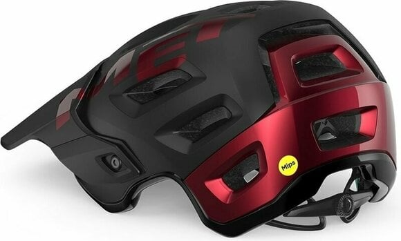Bike Helmet MET Roam MIPS Black Red Metallic/Matt Glossy S (52-56 cm) Bike Helmet - 3