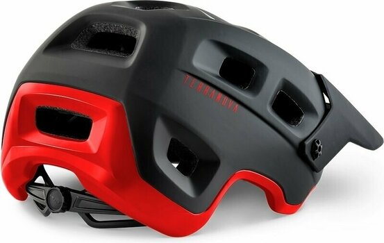 Cyklistická helma MET Terranova Black Red/Matt Glossy S (52-56 cm) Cyklistická helma - 3