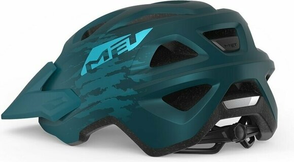 Bike Helmet MET Echo Petrol Blue/Matt S/M (52-57 cm) Bike Helmet - 3