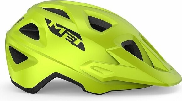 Bike Helmet MET Echo Lime Green/Matt S/M (52-57 cm) Bike Helmet - 2