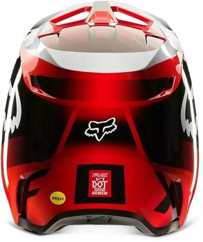 Kask FOX V1 Leed Helmet Dot/Ece Flo Red S Kask - 6