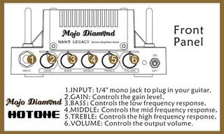 Gitarrenverstärker Hotone Mojo Diamond Gitarrenverstärker - 7