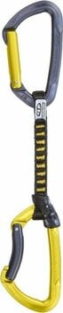 Mousqueton escalade Climbing Technology Lime Set DY Dégainer rapidement Anthracite/Mustard Yellow Solid Straight/Solid Bent Gate 12.0 - 2