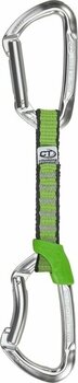 Plezalna vponka Climbing Technology Lime Set NY Quickdraw Silver Solid Straight/Solid Bent Gate 12.0 - 2