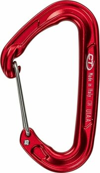Mousqueton escalade Climbing Technology Fly-Weight EVO Long Set DY Dégainer rapidement Red/Gold Wire Straight Gate 35.0 - 2