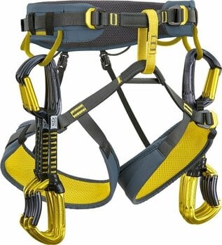 Imbracatura da arrampicata Climbing Technology Wall XS/S Anthracite/Mustard Yellow Imbracatura da arrampicata - 3