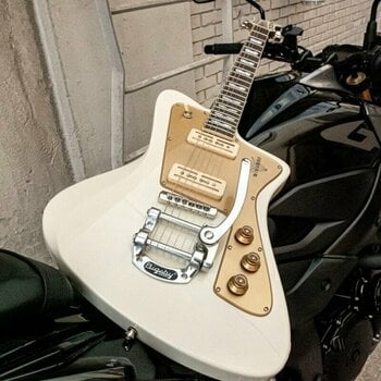 Elektriska gitarrer Baum Guitars Original Series - Wingman TD Vintage White - 10