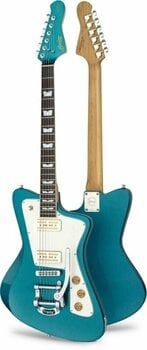 Elektrická kytara Baum Guitars Original Series - Wingman W Coral Blue - 3