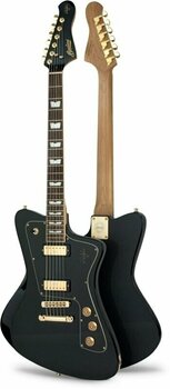 Elektromos gitár Baum Guitars Original Series - Wingman W Pure Black - 4