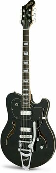 Semiakustická gitara Baum Guitars Original Series - Leaper Tone TD Pure Black - 6