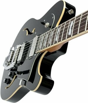 Semi-Acoustic Guitar Baum Guitars Original Series - Leaper Tone TD Pure Black - 7