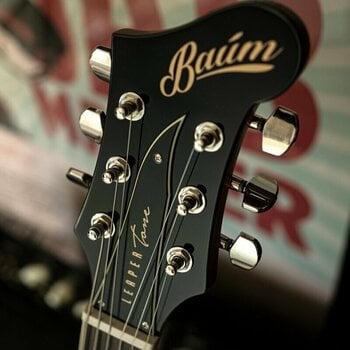Semi-akoestische gitaar Baum Guitars Original Series - Leaper Tone TD Pure Black - 14