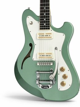 Elektriska gitarrer Baum Guitars Original Series - Conquer 59 TD Silver Jade - 2
