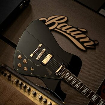 Elektrická kytara Baum Guitars Original Series - Backwing Pure Black - 7