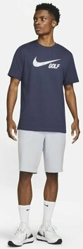 Polo Shirt Nike Swoosh Mens Golf T-Shirt Midnight Navy S - 4
