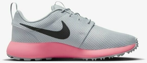 Chaussures de golf pour hommes Nike Roshe G Next Nature Mens Golf Shoes Light Smoke Grey/Hot Punch/Black 41 - 3