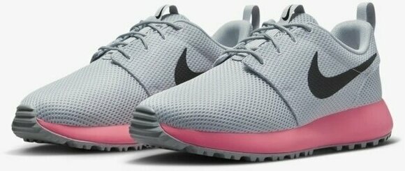 Мъжки голф обувки Nike Roshe G Next Nature Mens Golf Shoes Light Smoke Grey/Hot Punch/Black 42 - 5