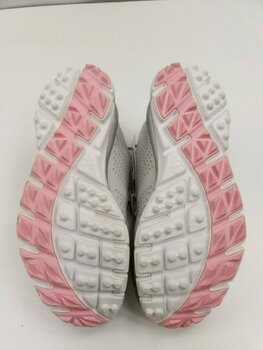 Chaussures de golf pour femmes Adidas Adicross Classic Grey One/Silver Metallic/True Pink 36 2/3 (Endommagé) - 4