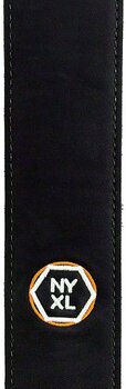 Leather guitar strap D'Addario Planet Waves 20NYXL01 Leather guitar strap Black - 3
