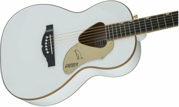 Elektroakustisk gitarr Gretsch G5021WPE Rancher Penguin Parlor Acoustic/Electric Vit - 3