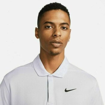 Polo-Shirt Nike Dri-Fit ADV Tiger Woods Mens Golf Polo Purple/Football Grey/Black 2XL - 3