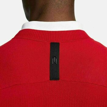 Pulóver Nike Tiger Woods Knit Crew Mens Sweater Gym Red/White 2XL - 5