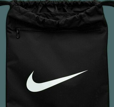 Városi hátizsák / Táska Nike Brasilia 9.5 Drawstring Bag Black/Black/White 18 L Cipőtakaró - 3