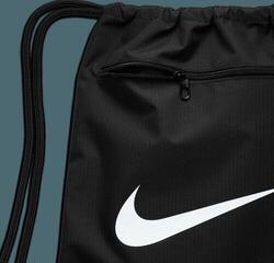 Városi hátizsák / Táska Nike Brasilia 9.5 Cipőtakaró Black/Black/White 18 L - 3