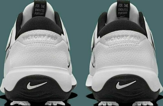 Pantofi de golf pentru bărbați Nike Victory Pro 3 Next Nature Mens Golf Shoes White/Black 42,5 - 6