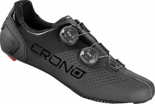 Men's Cycling Shoes Crono CR2 Road Full Carbon BOA Black 40 Men's Cycling Shoes - 2