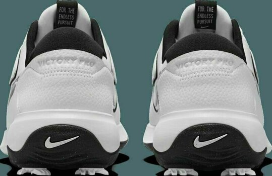 Pantofi de golf pentru bărbați Nike Victory Pro 3 Next Nature Mens Golf Shoes White/Black 43 - 6