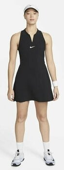 Saia/Vestido Nike Dri-Fit Advantage Womens Tennis Dress Black/White XS - 7