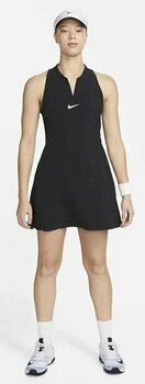 Nederdel / kjole Nike Dri-Fit Advantage Womens Tennis Dress Black/White L - 7