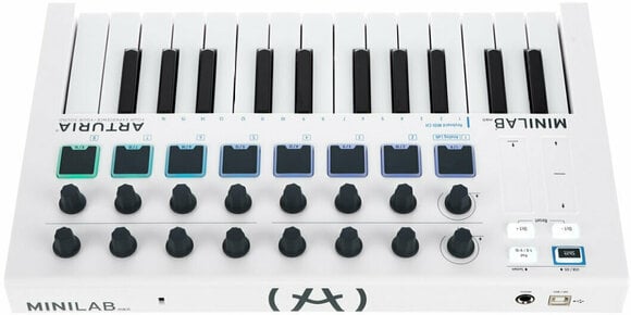 MIDI keyboard Arturia MiniLab MK II WH - 5