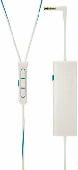 En la oreja los auriculares Bose QuietComfort 20 Apple White/Blue - 6