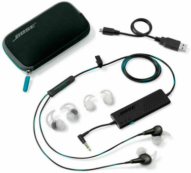 En la oreja los auriculares Bose QuietComfort 20 Android Black/Blue - 5