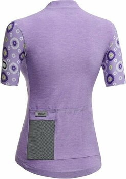 Kolesarski dres, majica Dotout Check Women's Shirt Jersey Lilac Melange XS - 2
