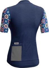 Maillot de cyclisme Dotout Check Women's Blue Melange - 1